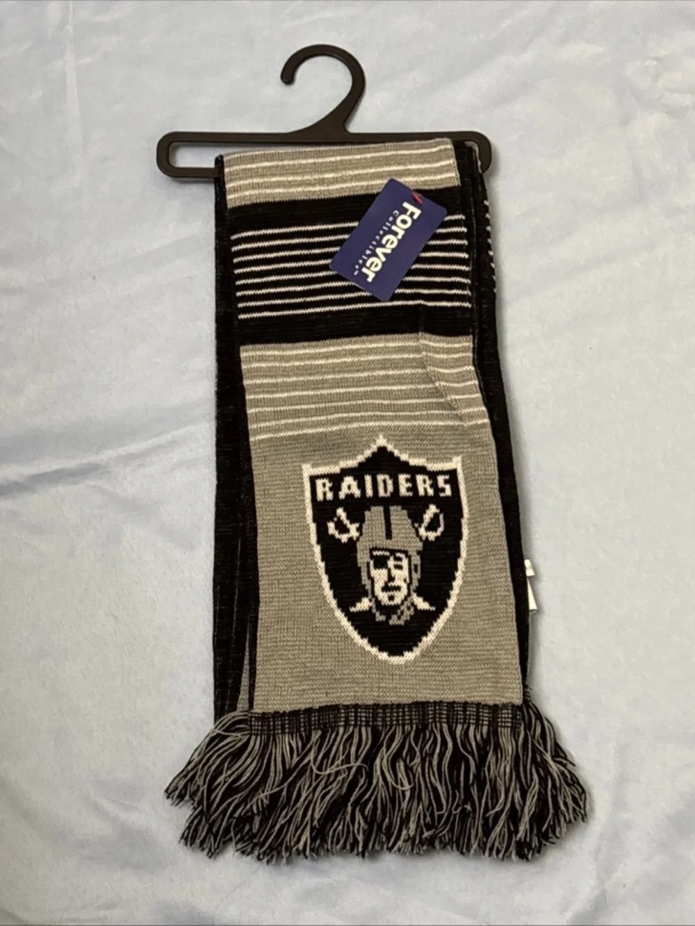 Forever Collectibles Oakland Raiders NFL Licensed Scarf Football